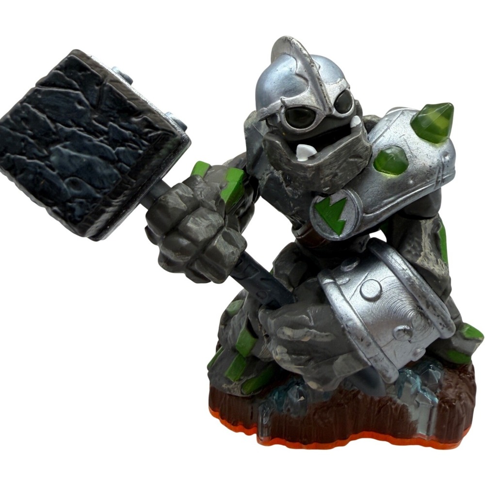 Activision Skylanders Giants Crusher Earth Element Figure 84515888 2012 Gray Grn